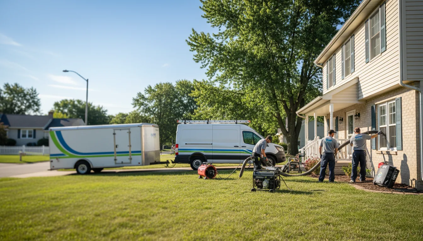 Flooded Basement Restoration And Cleanup With Repair in Overland Park, KS near me